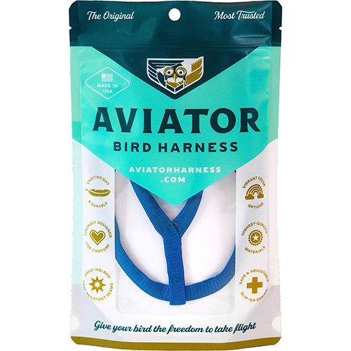 Aviator Bird Harness: Feathered friend exploring the outdoors | Dallas Parrots | pet shops dallas