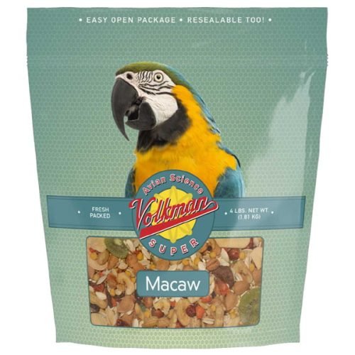 Volkman Macaw Seeds Mix with Fresh Fruits and Nuts | Dallas Parrots | Tx