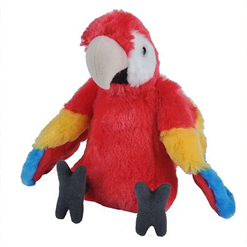 Scarlet Macaw Plush Toy - Lifelike Plush Toy | Dallas Parrots | Toys for Sale