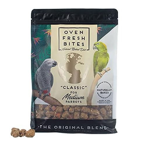 Caitec Oven Fresh Bites for Medium Parrots | Organic Parrot Treats | Dallas Parrots
