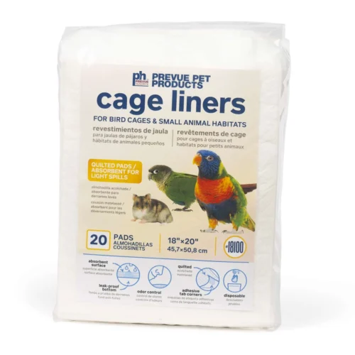 Keep your pet bird's cage clean and hygienic with the 18100 Cage Liners from Prevue Pet Products