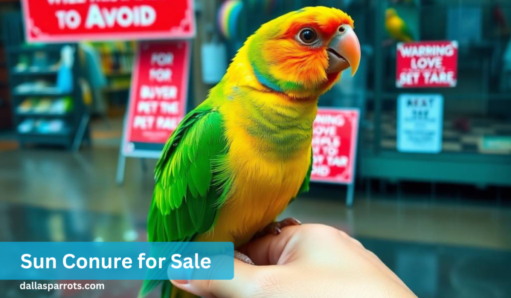 Sun Conure for Sale