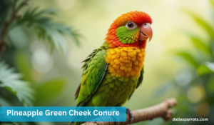 Pineapple Green Cheek Conure: The Perfect Pet Bird