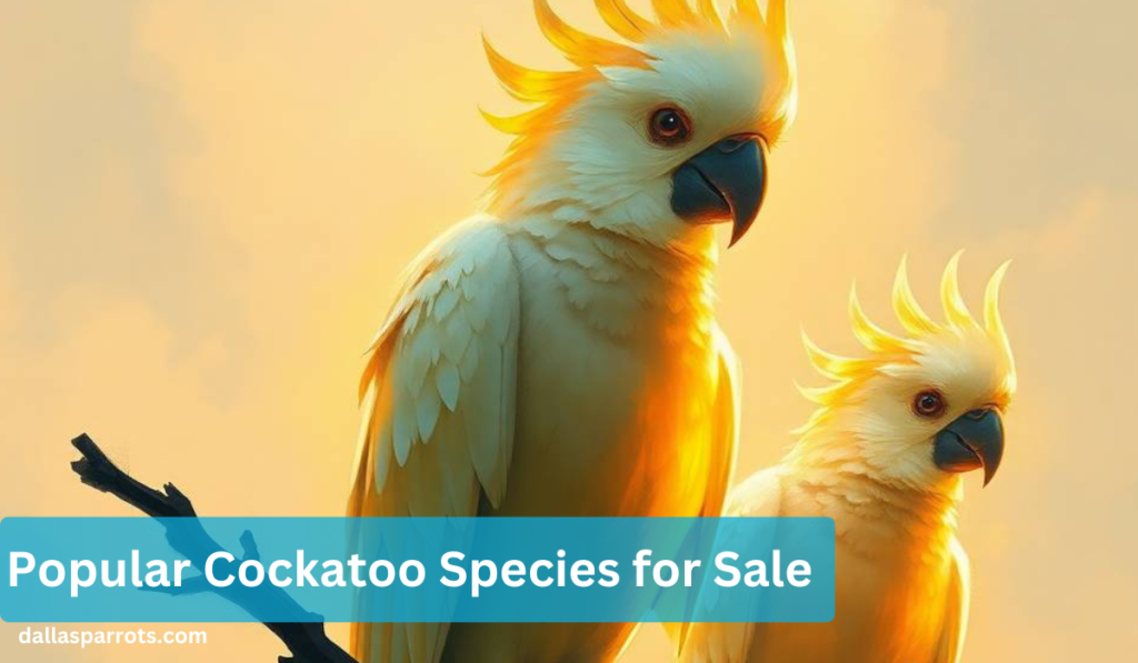 Popular Cockatoo Species for Sale