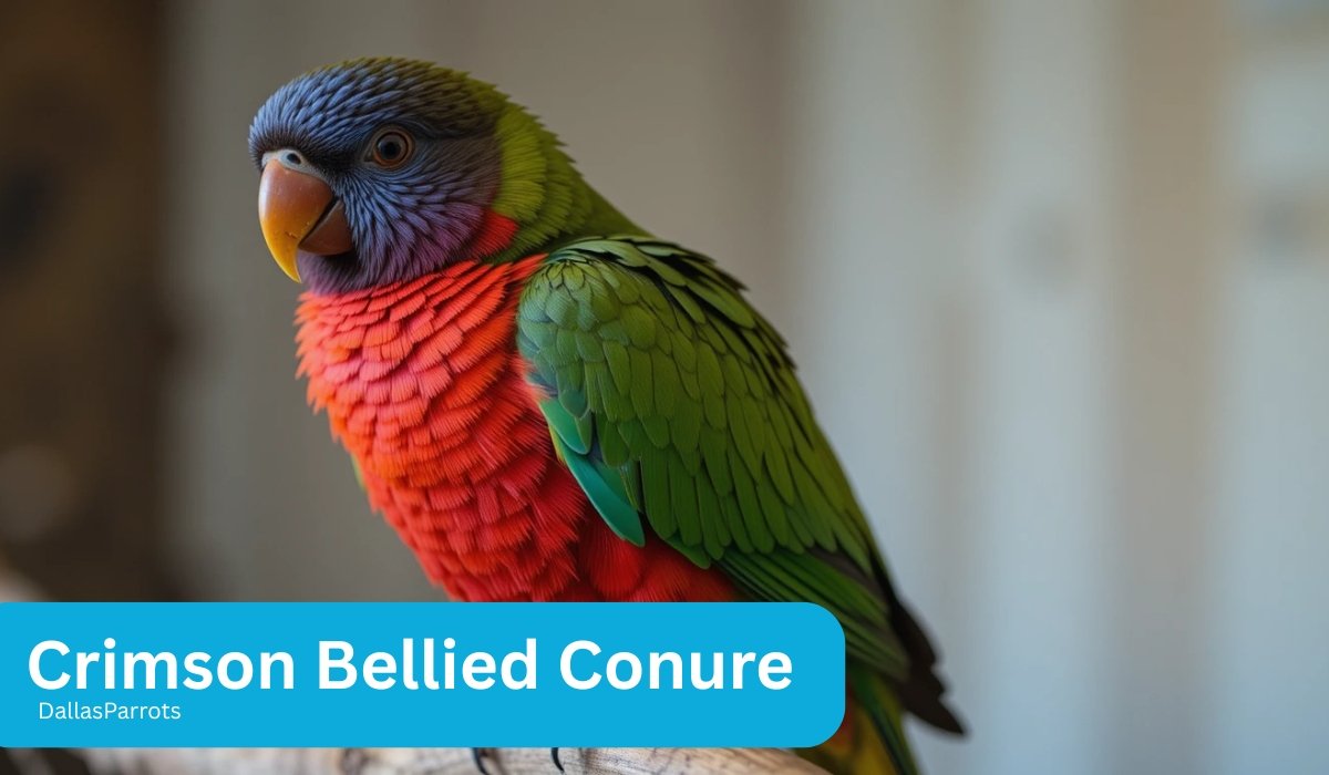Crimson Bellied Conure Price, Lifespan, Care & Complete Guide