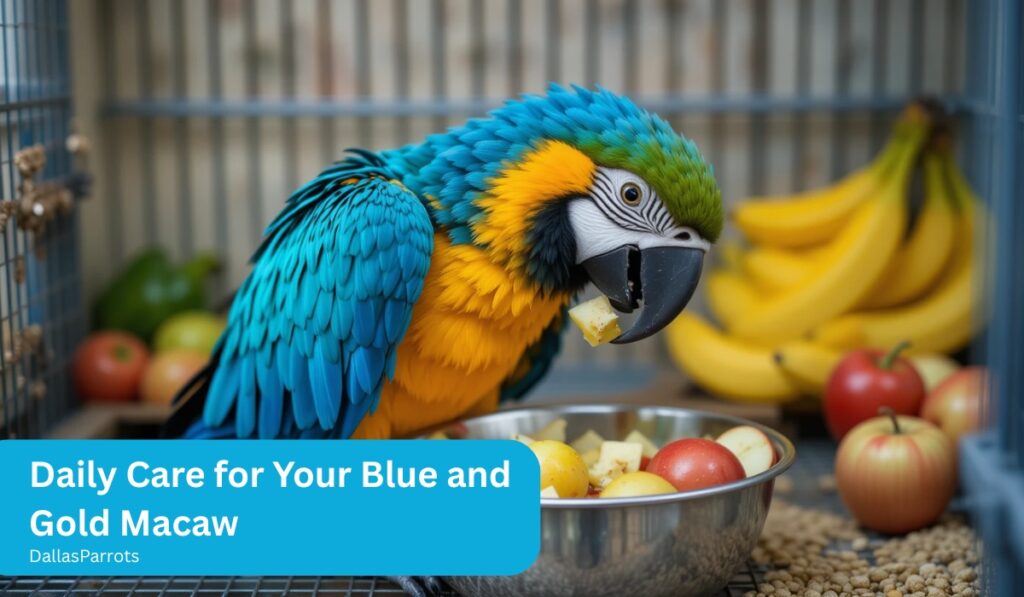 Daily Care for Your Blue and Gold Macaw