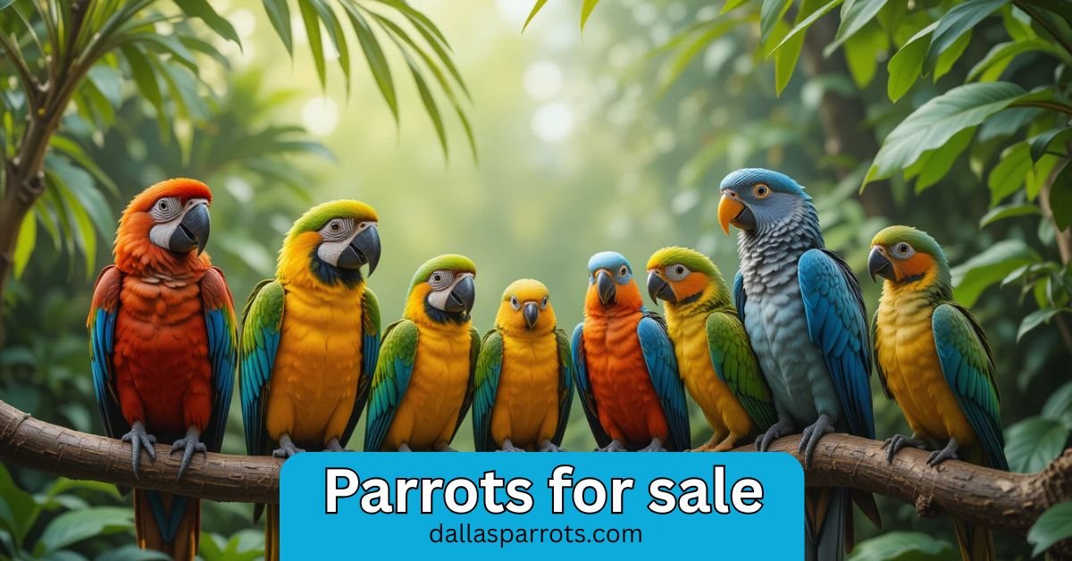 Top 8 Parrots for sale and Their Lifestyle Benefits from DallasParrot
