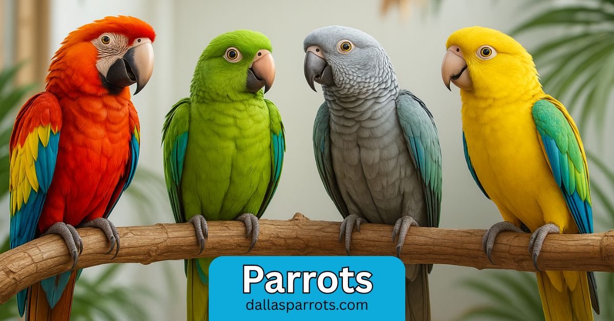 Top 4 Parrots for sale and Their Lifestyle Benefits from DallasParrot