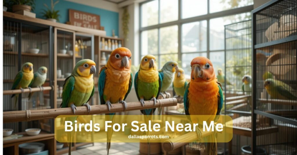 Birds for Sale Near Me | Exotic & Pet Birds Available at DallasParrots