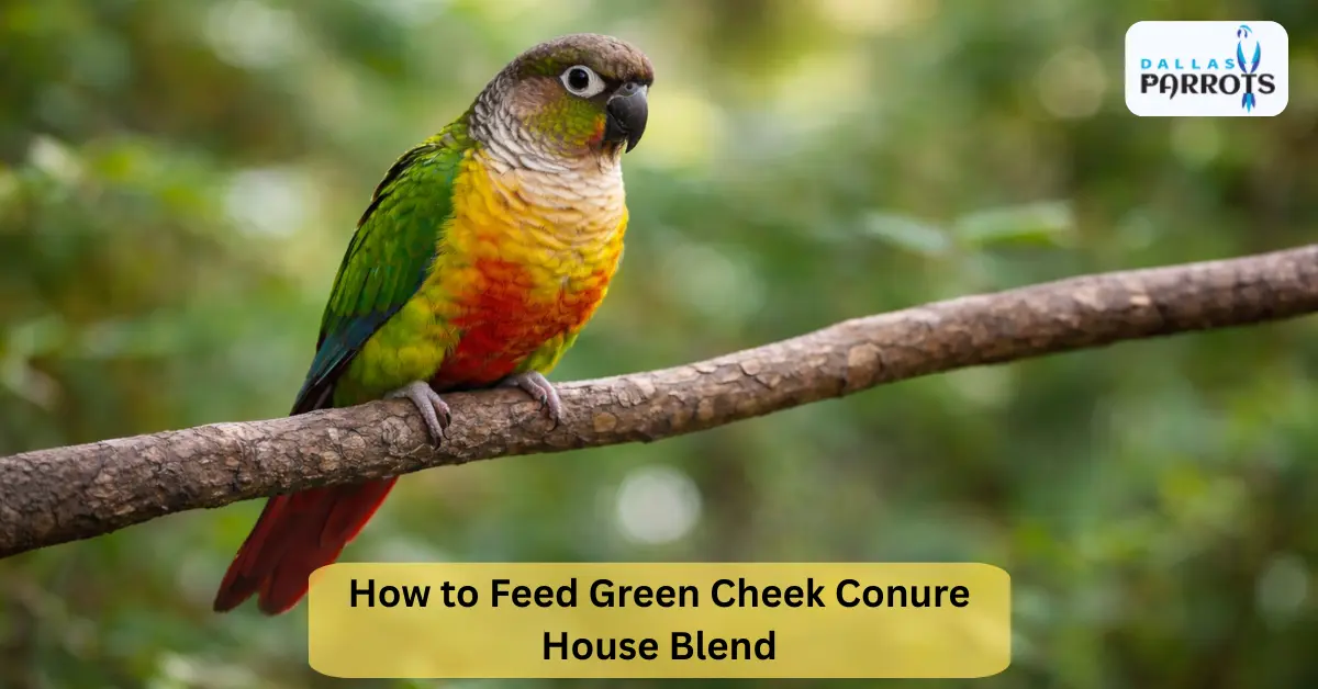 How to Feed Green Cheek Conure House Blend Best Daily Feeding Schedule Guide