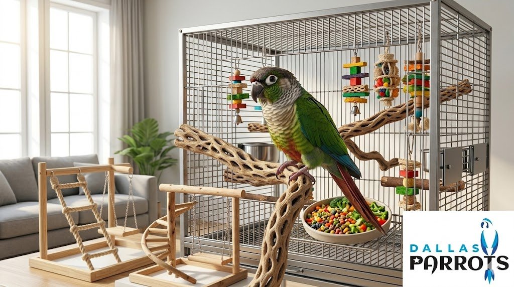 green cheek conure care