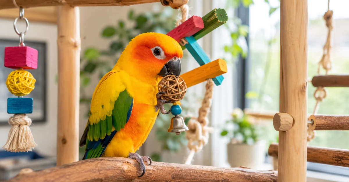 sun conure noise level